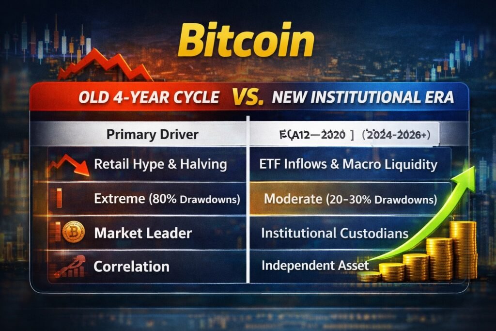 Bitcoin Institutional Era 2026 Price Floor Chart - Bitfluxe.com