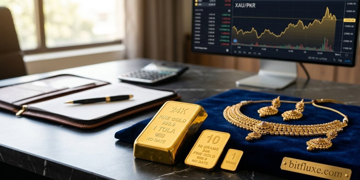 Today Gold Rate in Pakistan: 1 Tola & 10 Gram Price