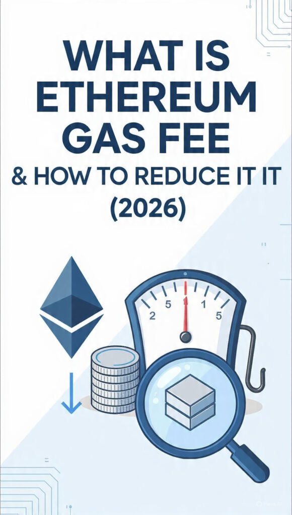 Ethereum gas fee concept showing high vs low transaction cost comparison with timing and Layer 2 networks
