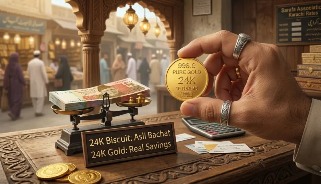 Gold Price in Pakistan Today (22K per 10 Grams)